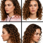 cabeza tania en varias direcciones